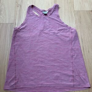 Athleta Heathered Pink Tank Top